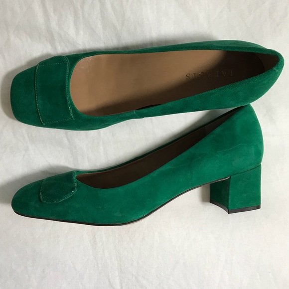 Kelly Green Suede Pumps Hotsell, 54 